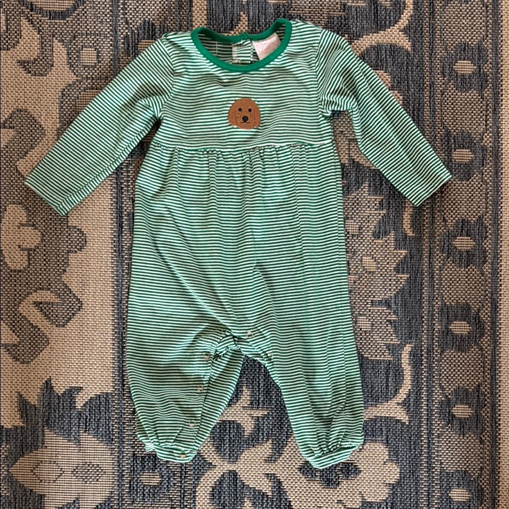 Stitchy Fish Goldendoodle romper